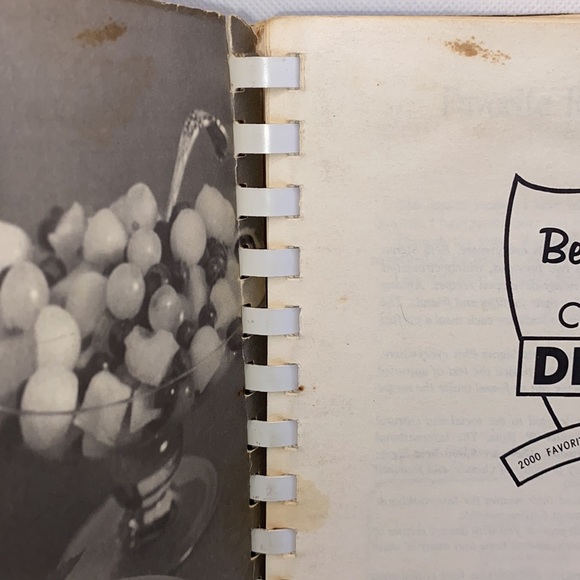 The Beta Sigma Phi International Cookbook Desserts Spiral Bound 1968 Vintage - Picture 7 of 9